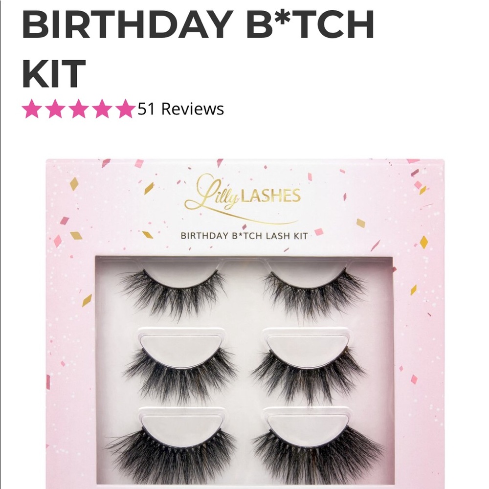 Lilly Lashes Birthday B*tch Kit